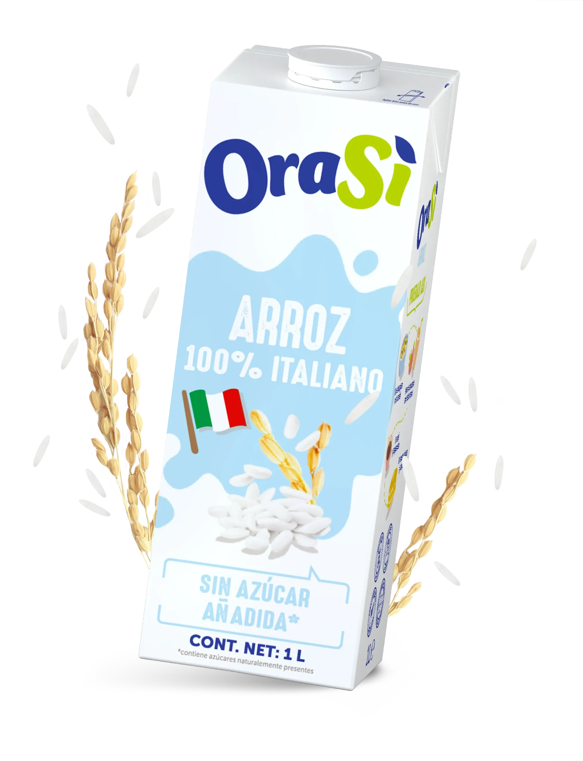 Bebida de Arroz Vegetal Sin Azúcares Añadidos – Arroz 100% Italiano