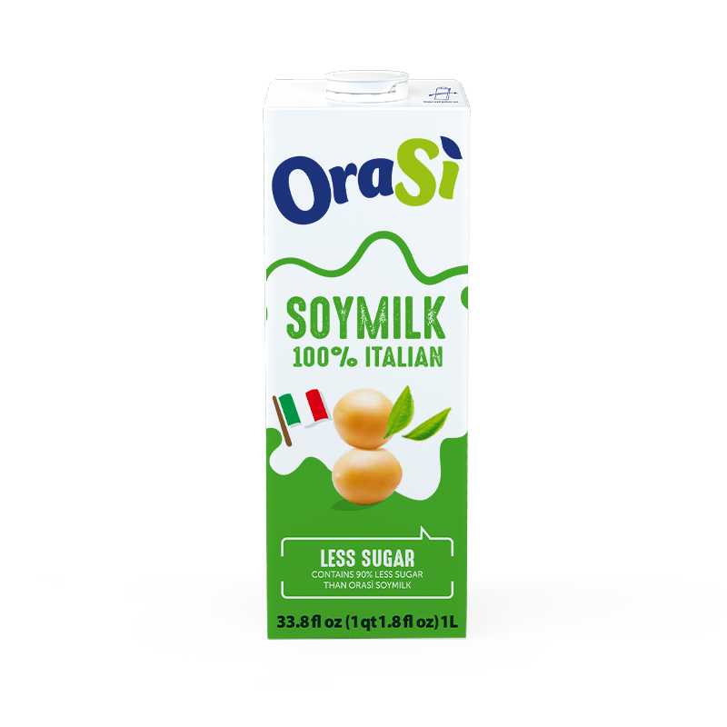 Soy milk with Less Sugar - OraSì Plant Based