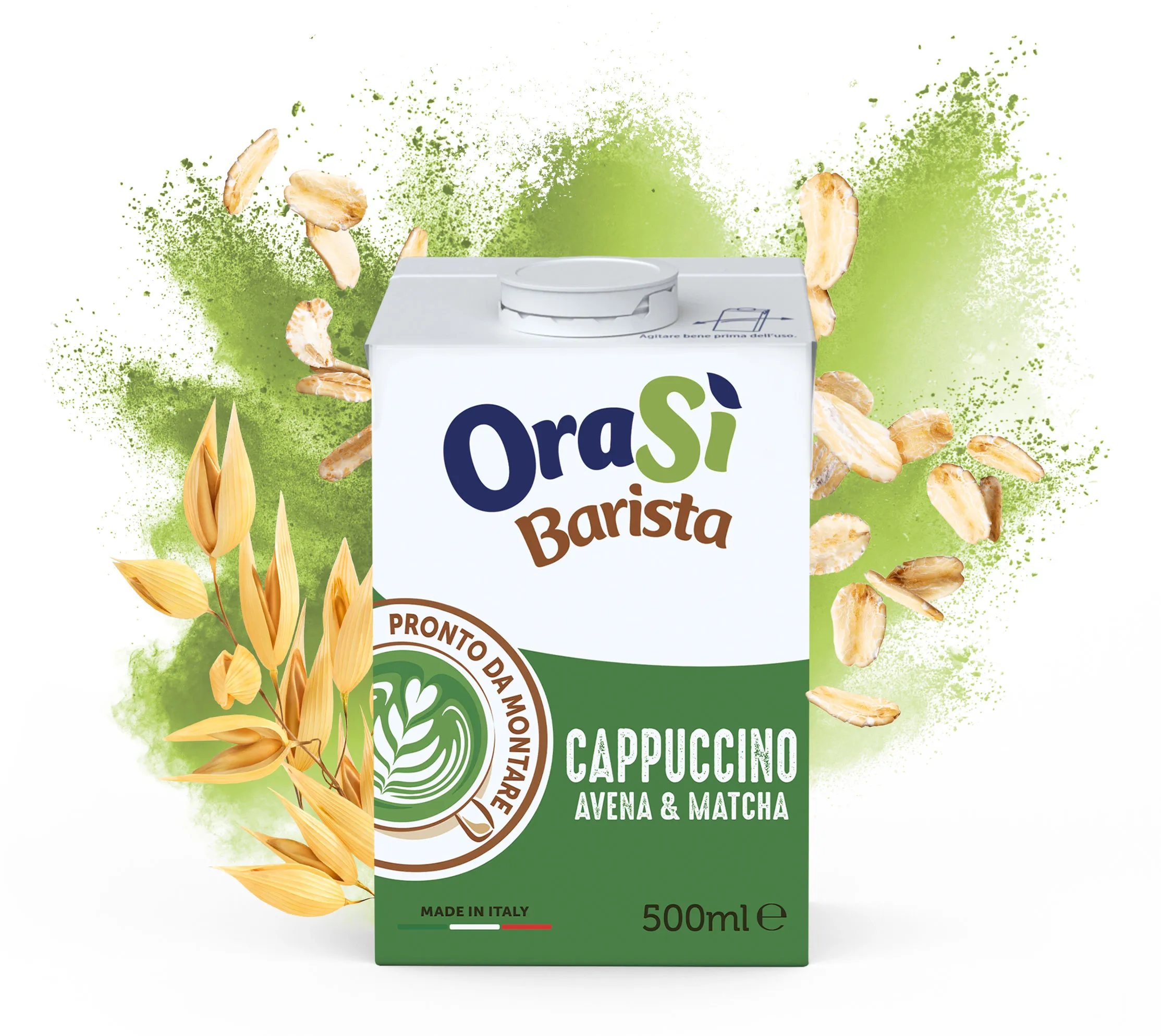 Cappuccino Barista con Avena e Matcha – 500ml