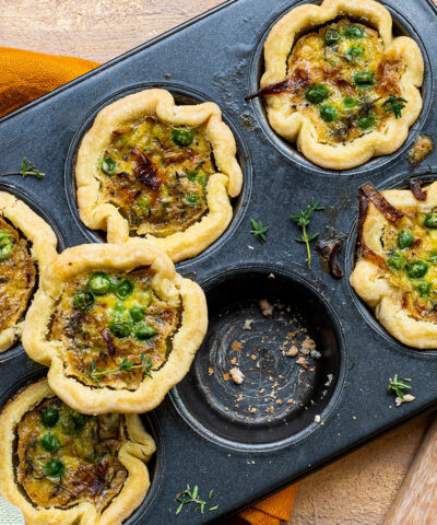 Stuffed brisée baskets