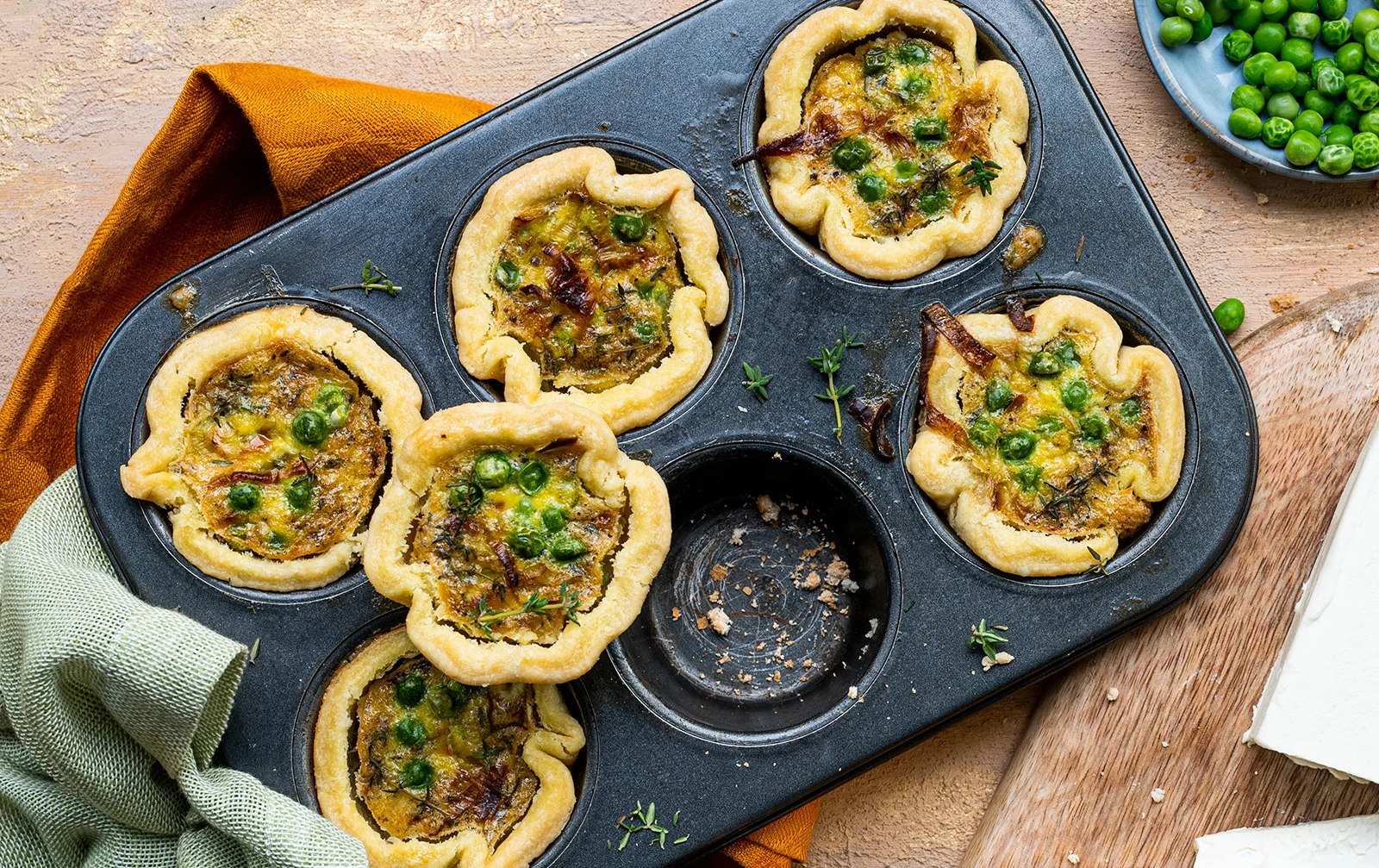 Stuffed brisée baskets