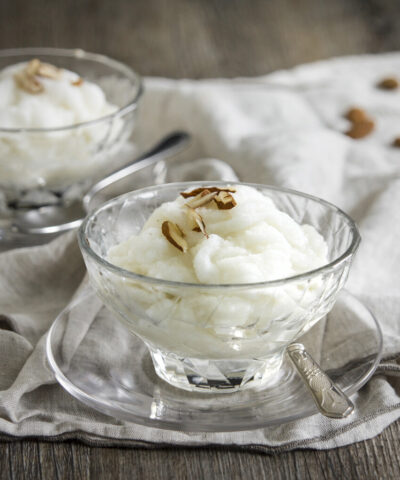 Almond granita