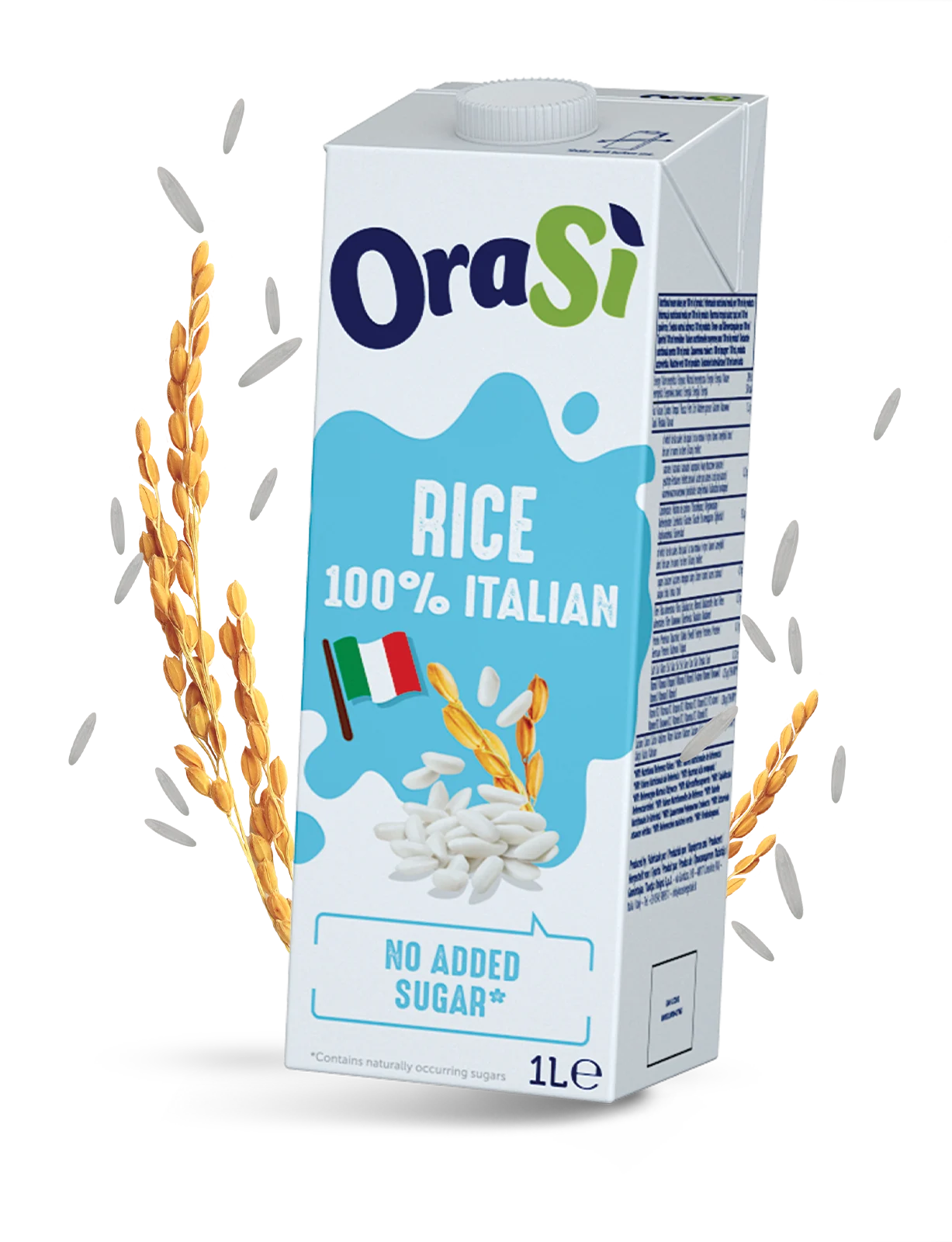 Plant Based Rice Drink with No Added Sugars – 100% Italian Rice