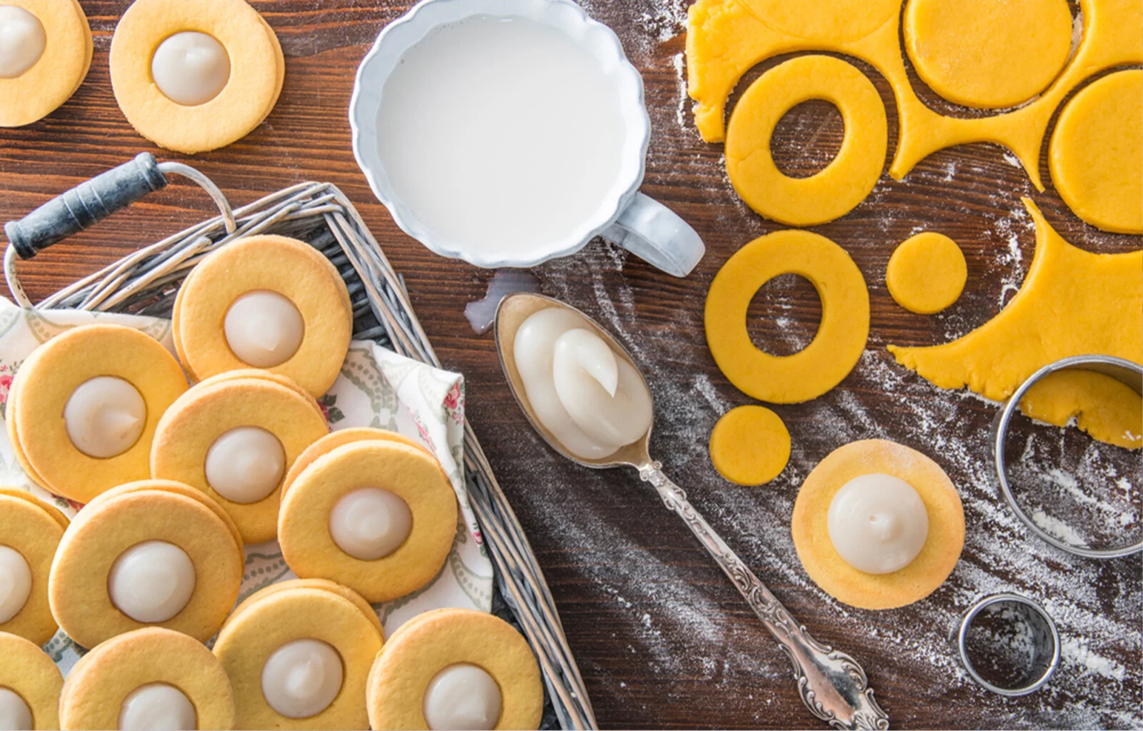 Ricetta – Occhi di bue con crema al riso