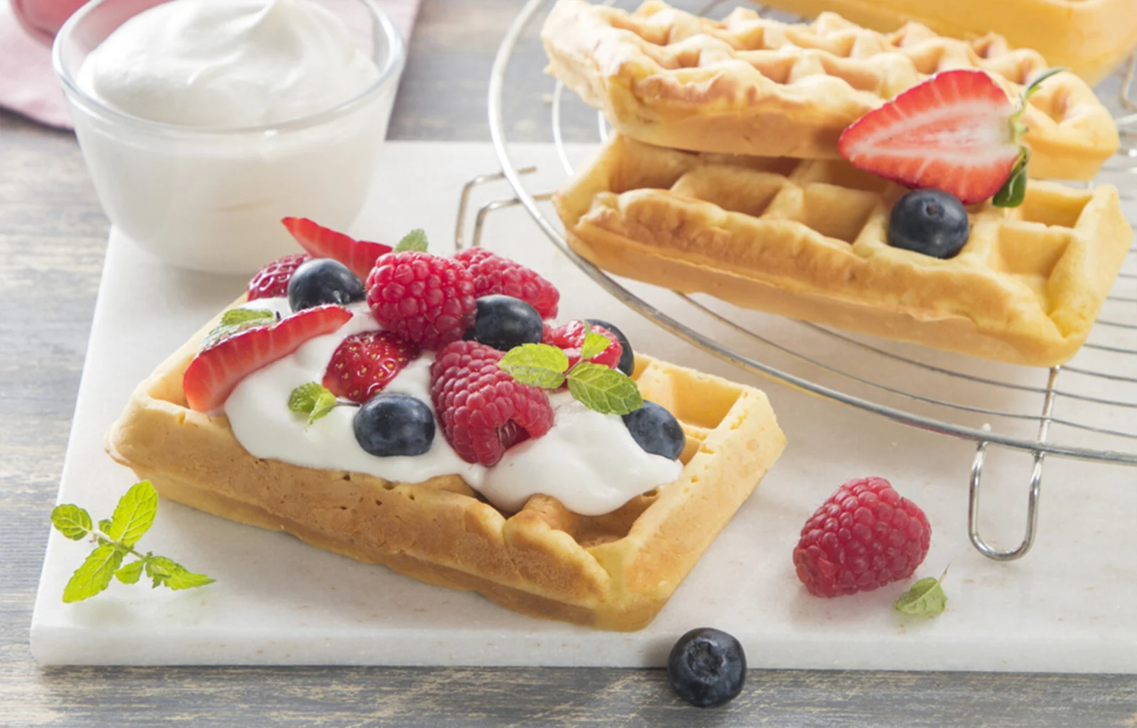 Recipe – Waffle with wild berries
