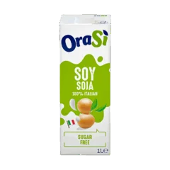 Bebida de Soja sin azúcares-100% vegetal e italiana