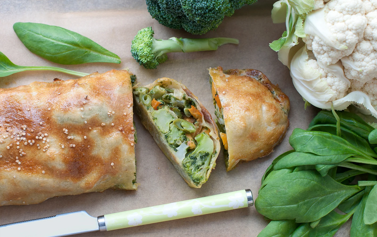 Recipe – Strudel stuffed with vegetables