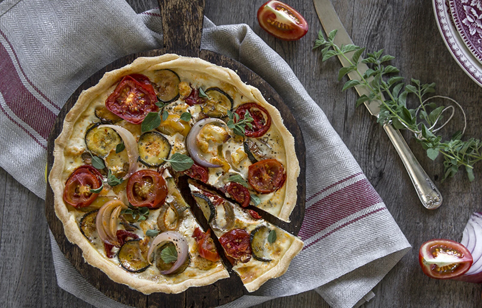 Torta salata di verdure