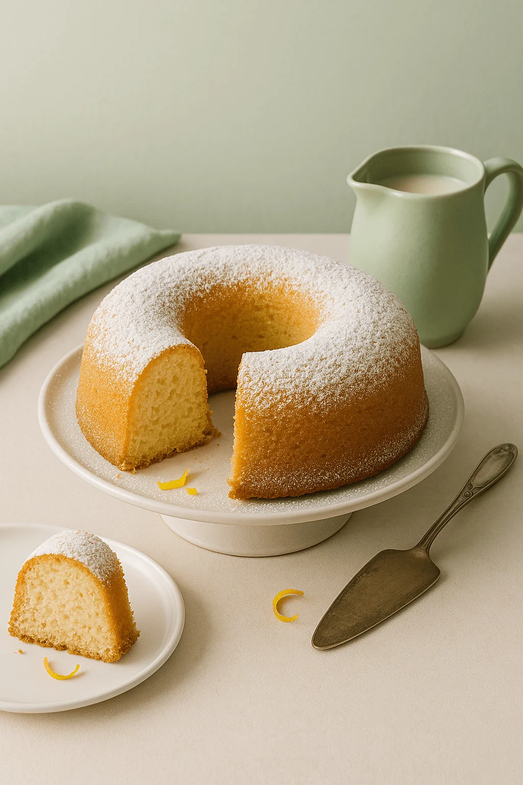 Ciambella senza latte soffice