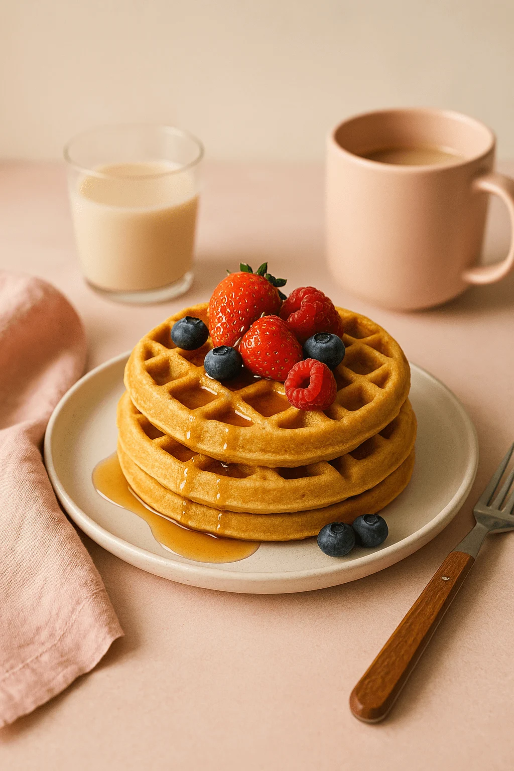 Waffle senza burro